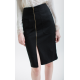 High Waist Pencil Skirt with Pockets