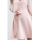 LIGHT PINK Tie Front Dress