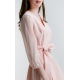 LIGHT PINK Tie Front Dress