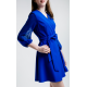 TRUE BLUE Tie Front Dress