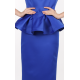 Royal Blue Peplum Belt