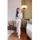 Double Layered Silk Long Pants Leisure Suit